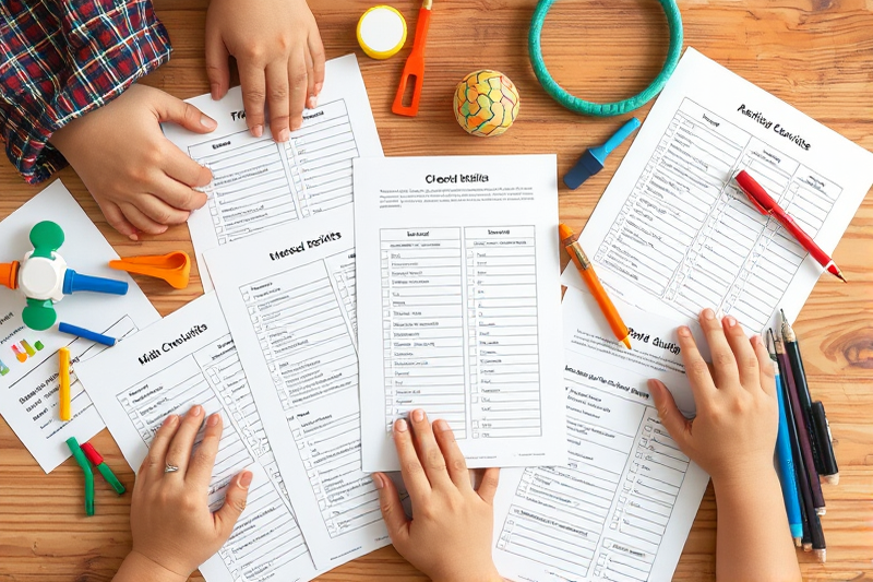 toddler activities play based learning printables checklists printable — Toddler Activities Play Based Learning Printables Checklists Printable (the finished result)