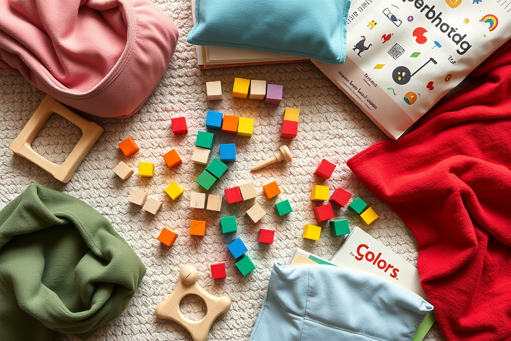 learn colors toddler busy bags — Learn Colors Toddler Busy Bags (the finished result)