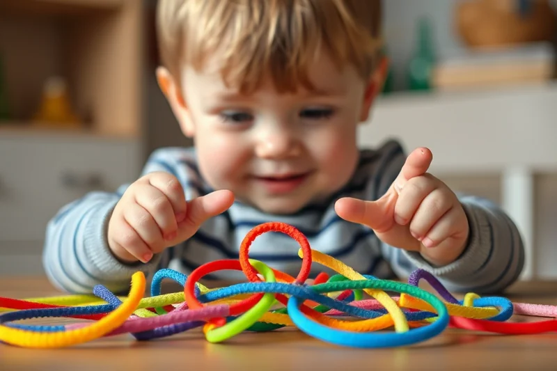 fast toddler activities with pipe cleaners — Fast Toddler Activities With Pipe Cleaners (step by step)