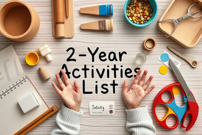 2 year old activities list — 2 Year Old Activities List (the finished result)