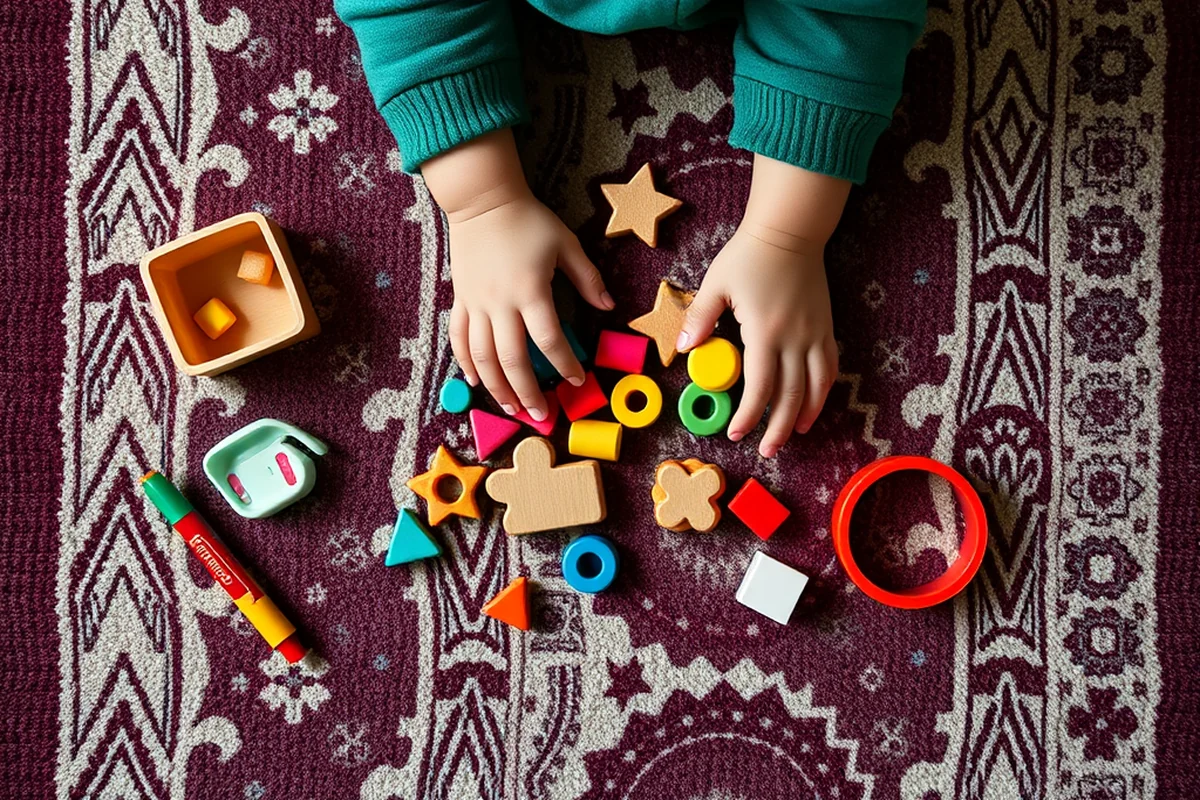 easy toddler activities play based learning budget ideas — Easy Toddler Activities Play Based Learning Budget Ideas (the finished result)